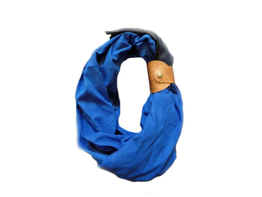 Dune Leather Scarf Cuff